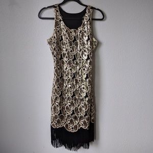 Fabulous 20's Fringe Flapper Dress